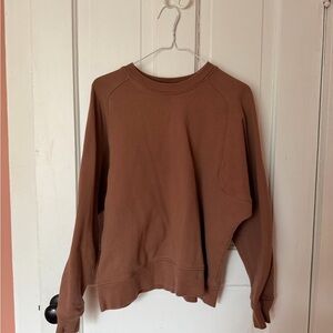 Girlfriend Brown Crewneck Sweatshirt